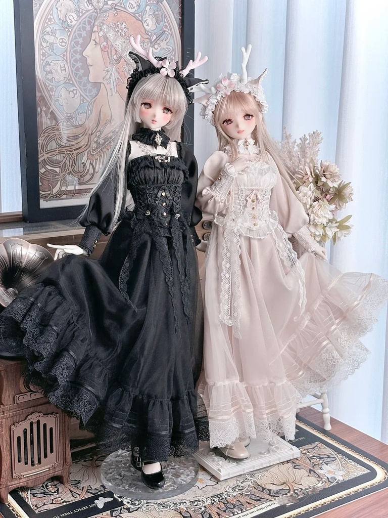「受注」꒰鹿の花便り꒱「1/4ドール服 MDD /OF」