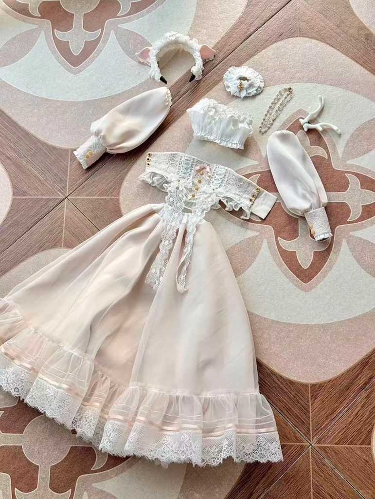 「受注」꒰鹿の花便り꒱「1/4ドール服 MDD /OF」