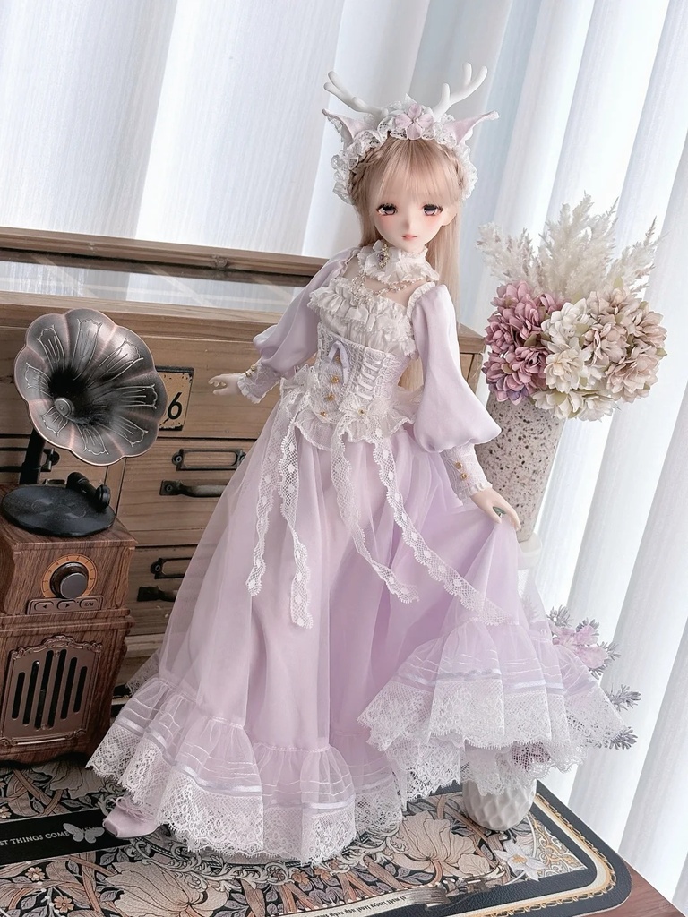 「受注」꒰鹿の花便り꒱「1/4ドール服 MDD /OF」