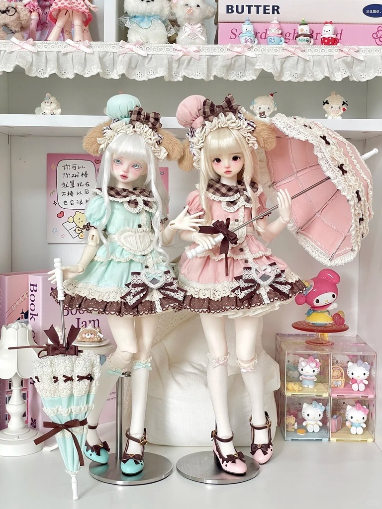 「受注」꒰もふもふカフェ꒱「1/4ドール服 MDD /OF」
