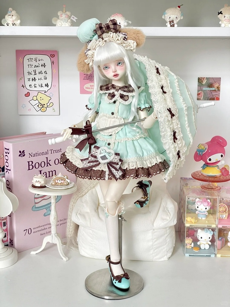 「受注」꒰もふもふカフェ꒱「1/4ドール服 MDD /OF」