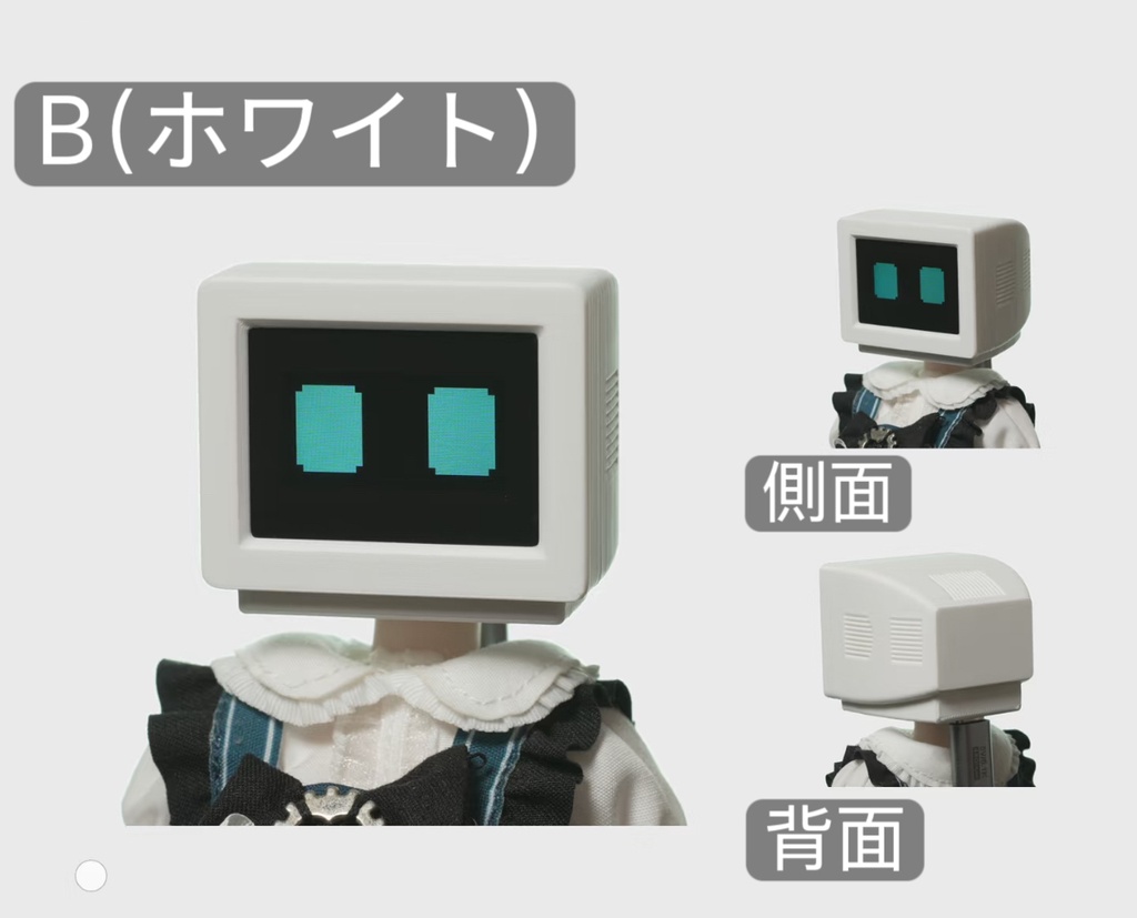 「受注」꒰電波ちゃん꒱「1/6・1/12ドールヘッド」