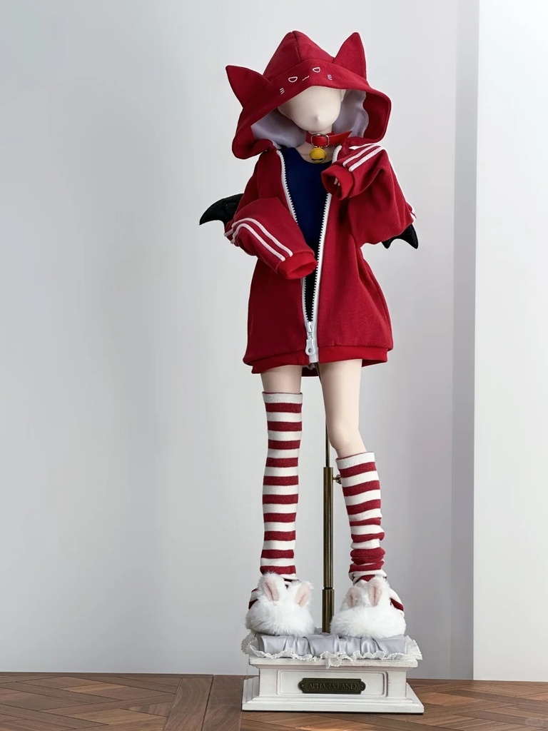 「限定受注」꒰天使うさぎ＆悪魔ねこ꒱「1/3ドール服 DD/OF」