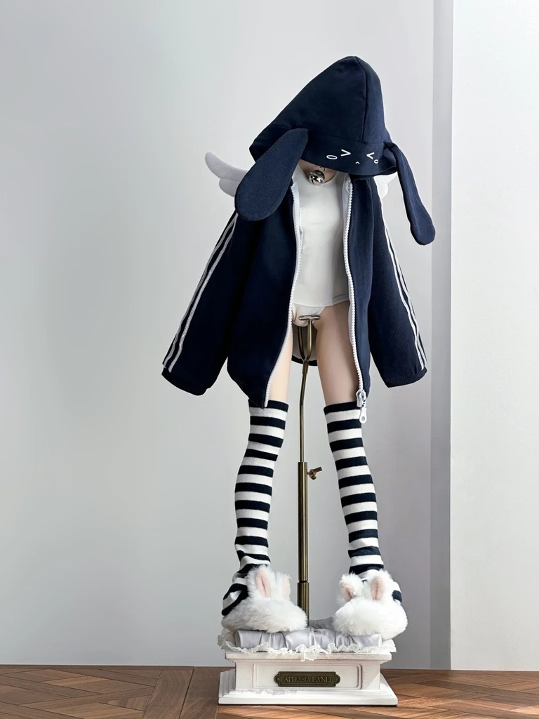 「限定受注」꒰天使うさぎ＆悪魔ねこ꒱「1/3ドール服 DD/OF」