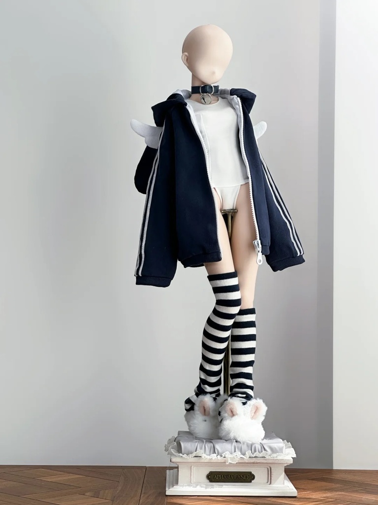 「限定受注」꒰天使うさぎ＆悪魔ねこ꒱「1/3ドール服 DD/OF」