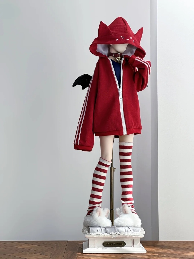 「限定受注」꒰天使うさぎ＆悪魔ねこ꒱「1/3ドール服 DD/OF」