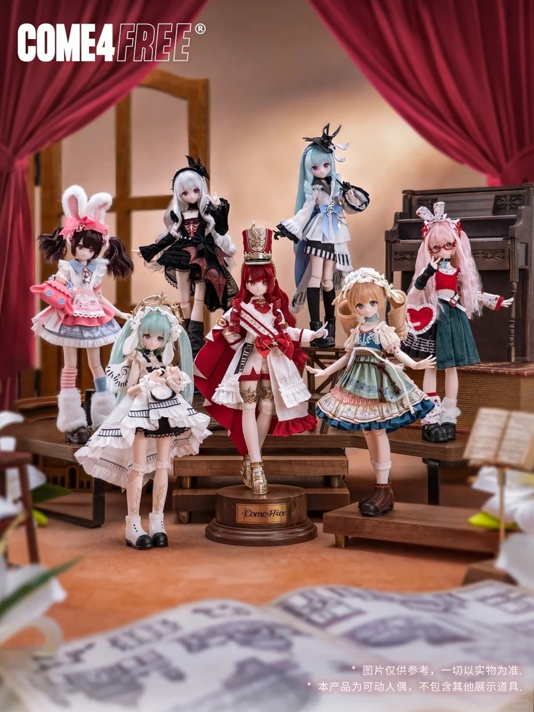 「受注」꒰ふわふわの楽章꒱ 「1/6 BJD 植毛ドール ブラインドボックス」