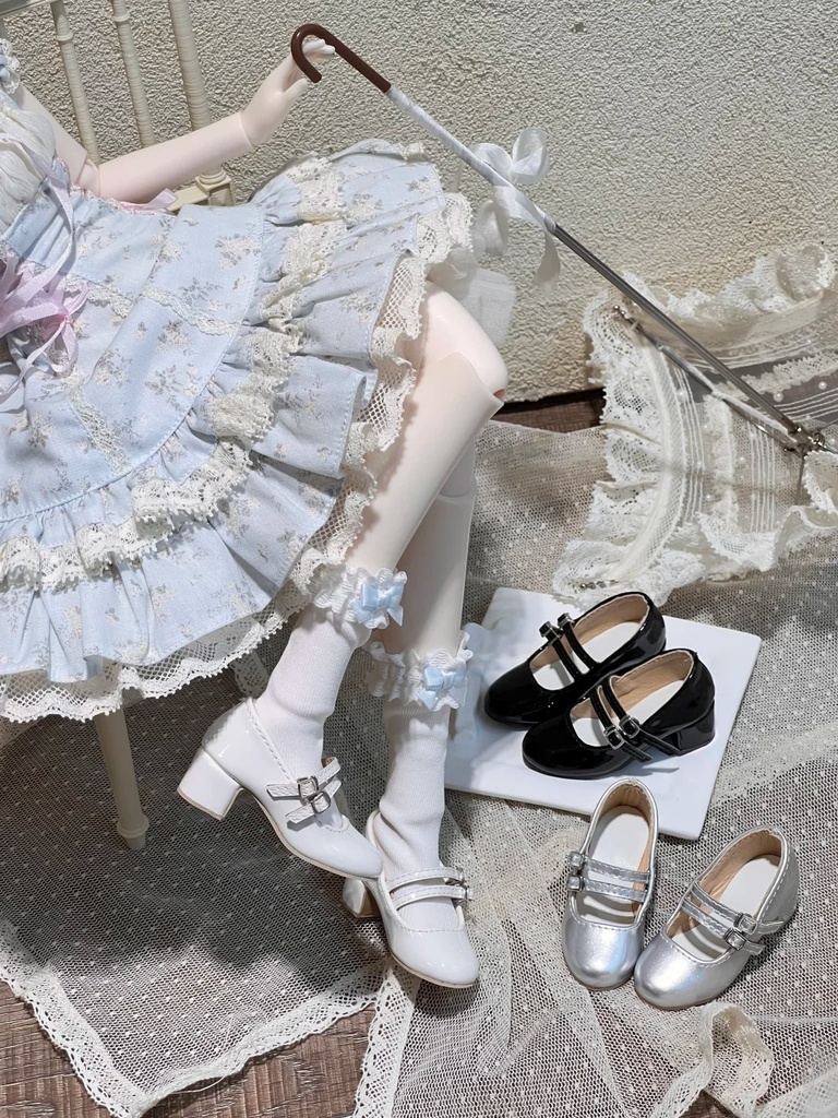 「限定受注」꒰双心結び꒱「1/4 ドール靴 MDD, KUMAKO/OF」