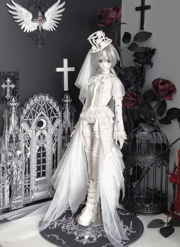 「受注」꒰羽縛りの薔薇 ꒱「1/4ドール服 MDD, SDM, MSD/OF」