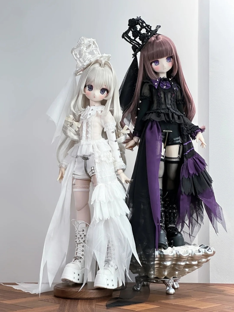 「受注」꒰羽縛りの薔薇 ꒱「1/4ドール服 MDD, SDM, MSD/OF」