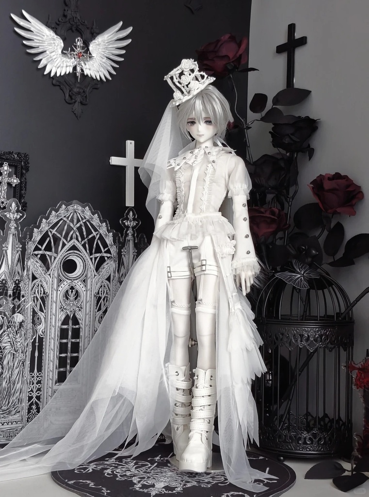 「受注」꒰羽縛りの薔薇 ꒱「1/4ドール服 MDD, SDM, MSD/OF」