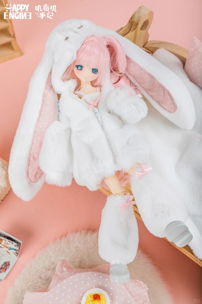 「受注」꒰もこもこうさぎ🐰꒱「1/6ドール服 Azone, OB22, OB24 /OF」