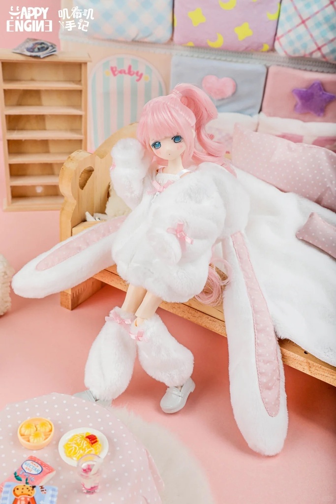「受注」꒰もこもこうさぎ🐰꒱「1/6ドール服 Azone, OB22, OB24 /OF」
