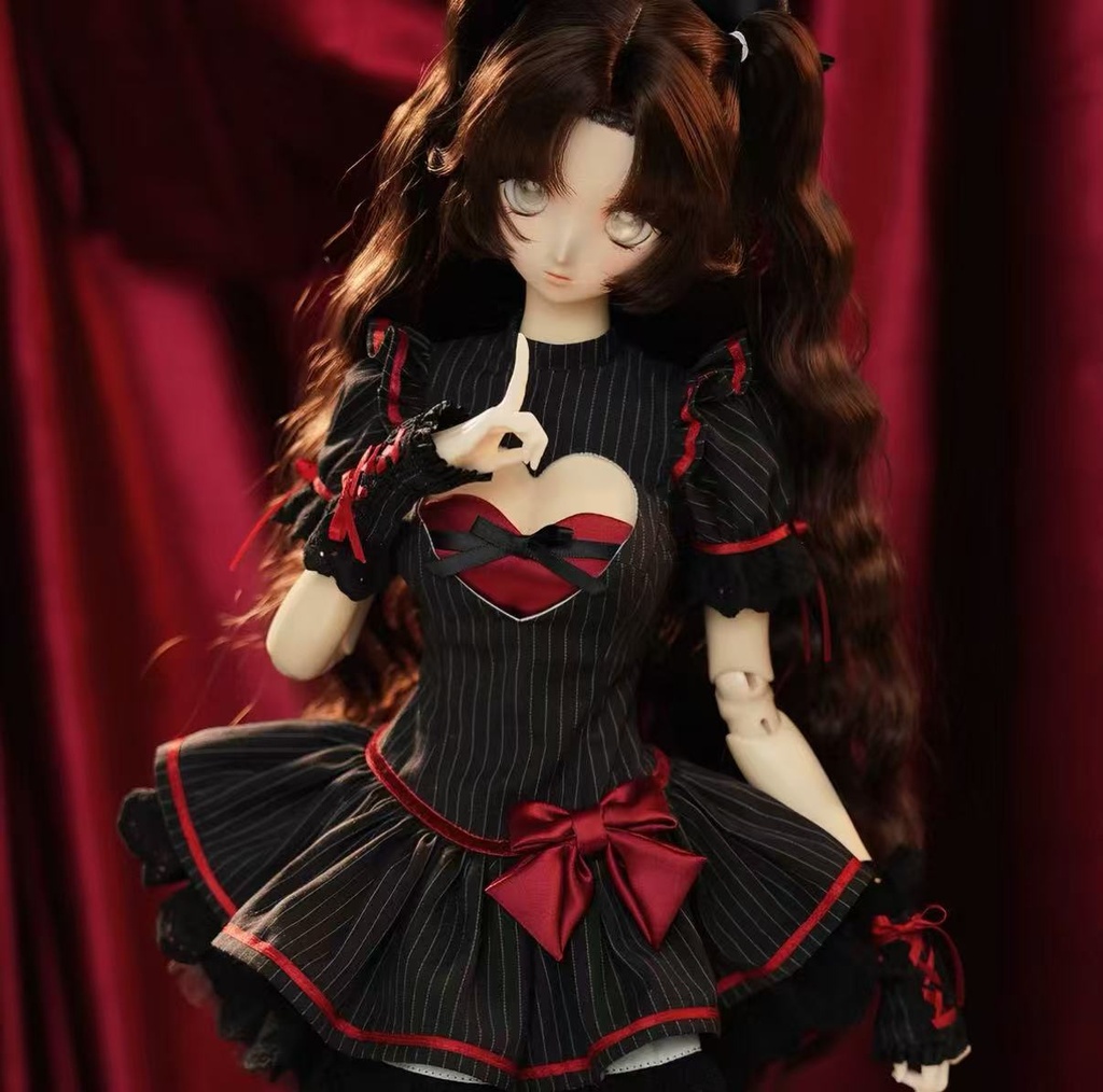 「受注」꒰緋月の歌꒱「1/3・1/4ドール服 DD, SD16, Angelphilia /OF」