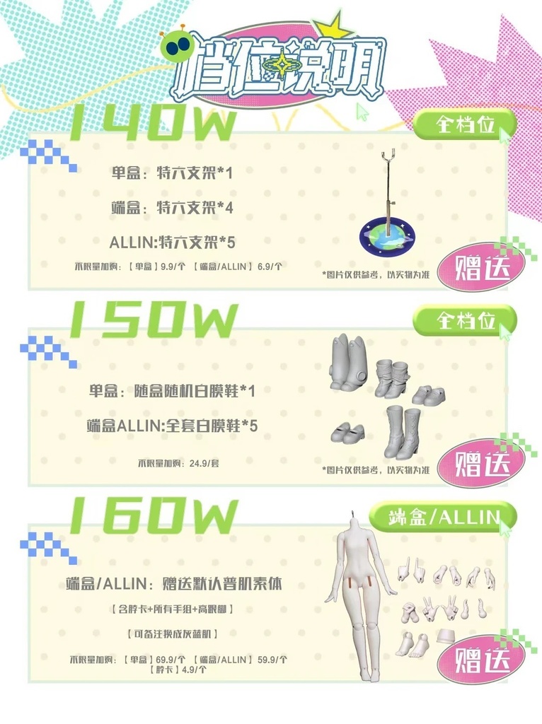 「受注」꒰目標：地球侵略！ 🌎꒱  「1/6 BJD 植毛ドール ブラインドボックス」