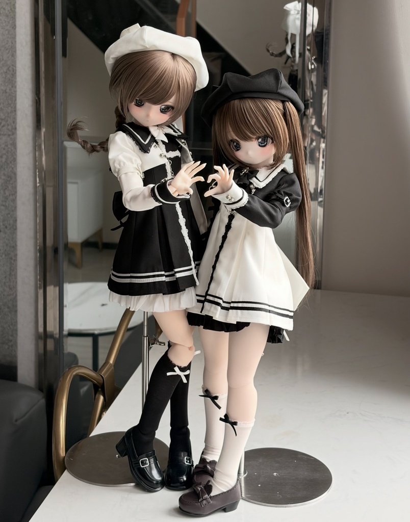 「受注」꒰少女クロス꒱「1/4ドール服 MDD,KUMAKO/OF」