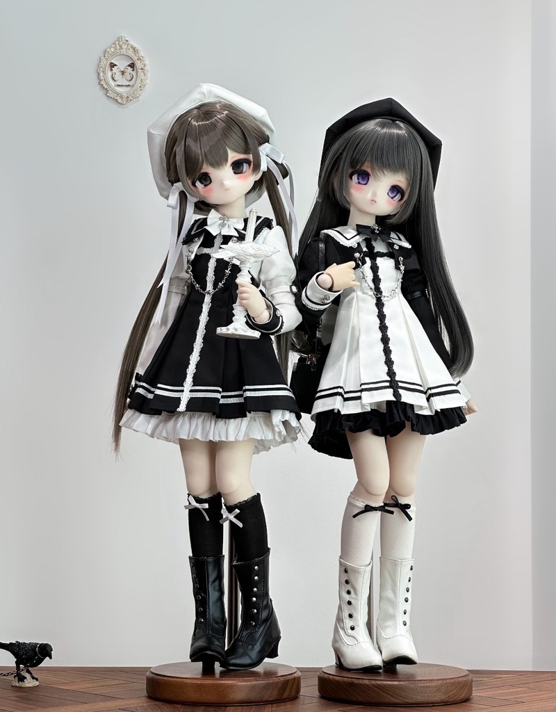 「受注」꒰少女クロス꒱「1/4ドール服 MDD,KUMAKO/OF」