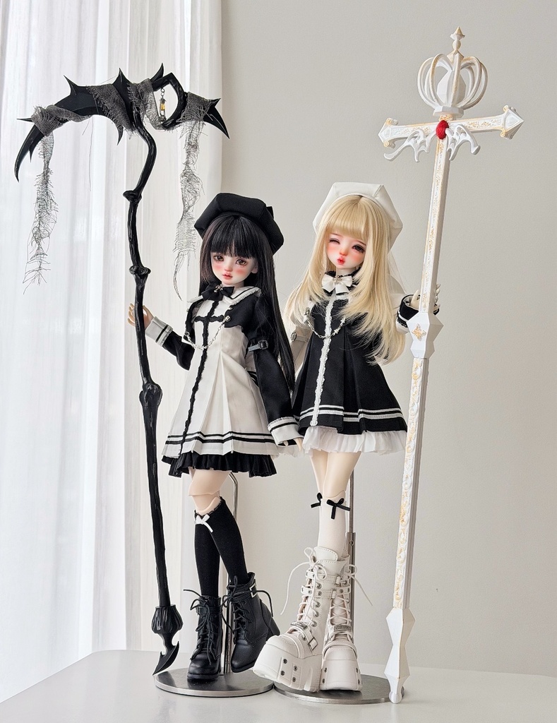 「受注」꒰少女クロス꒱「1/4ドール服 MDD,KUMAKO/OF」