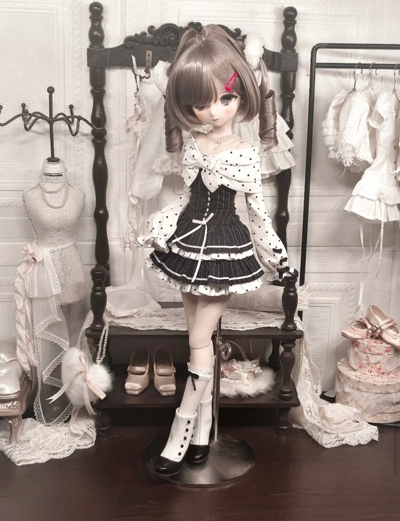 「受注」꒰ドットハート꒱「1/4ドール服 MDD/OF」