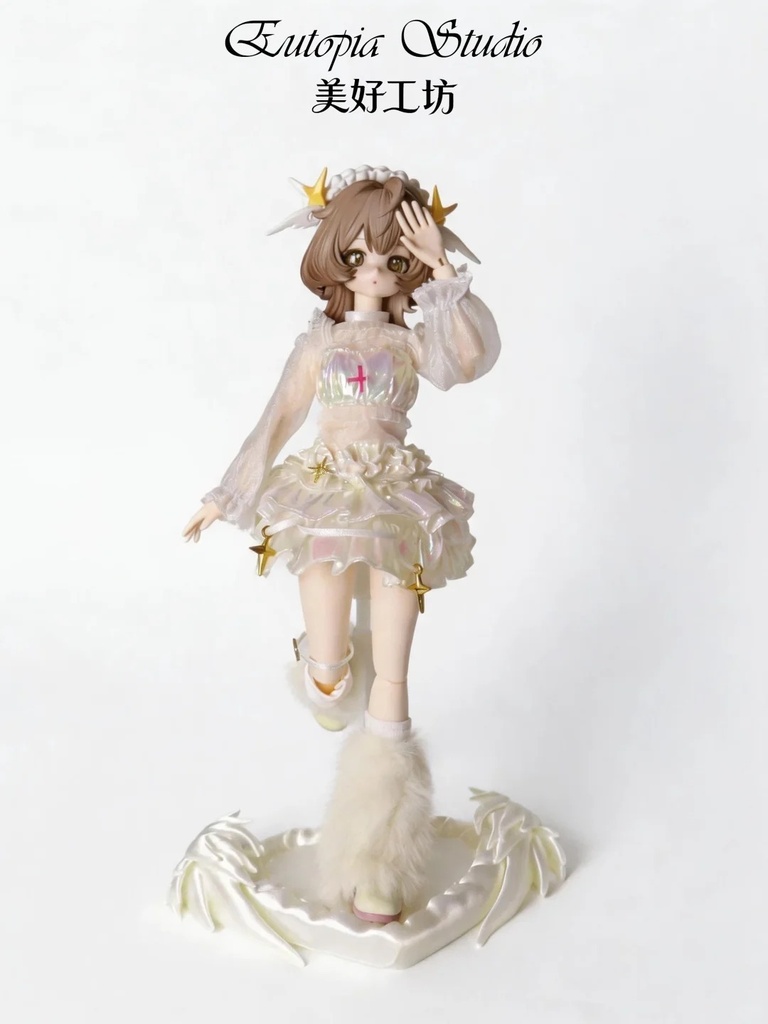 「受注」꒰天使のハートウィング꒱「1/6・1/8ドール用スタンド」