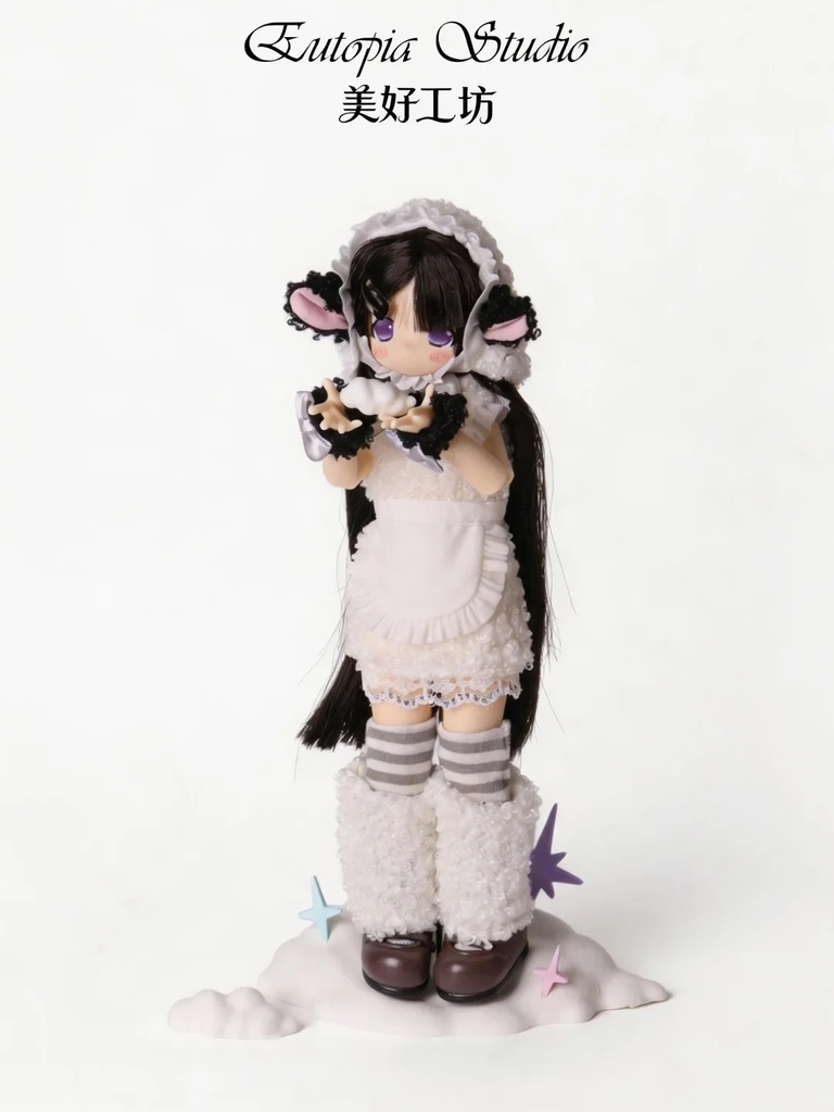 「受注」꒰ふわふわ星空雲꒱「1/6・1/8・1/12ドール用スタンド」