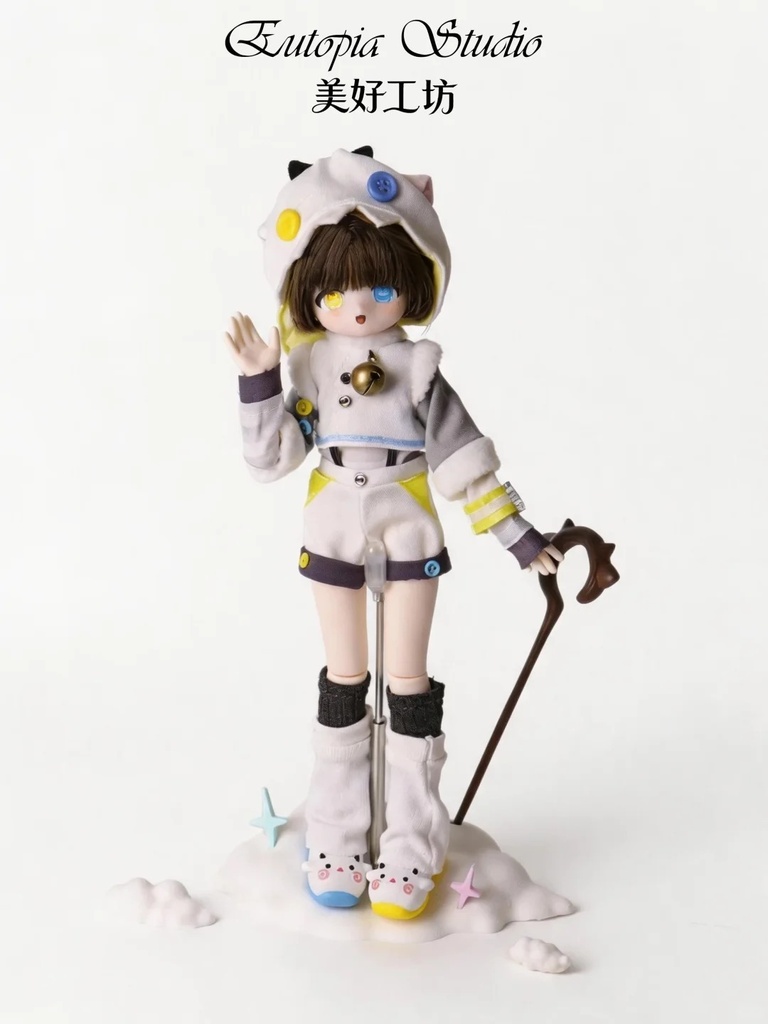 「受注」꒰ふわふわ星空雲꒱「1/6・1/8・1/12ドール用スタンド」