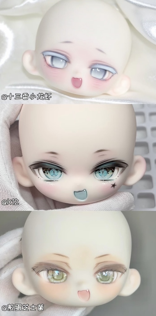 「受注」꒰ハリェ & ウム꒱「ドールヘッド」