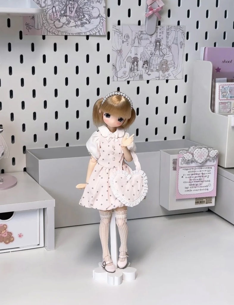 「通販」꒰夏色水玉꒱「1/6ドール服 Azone,OB24/OF」