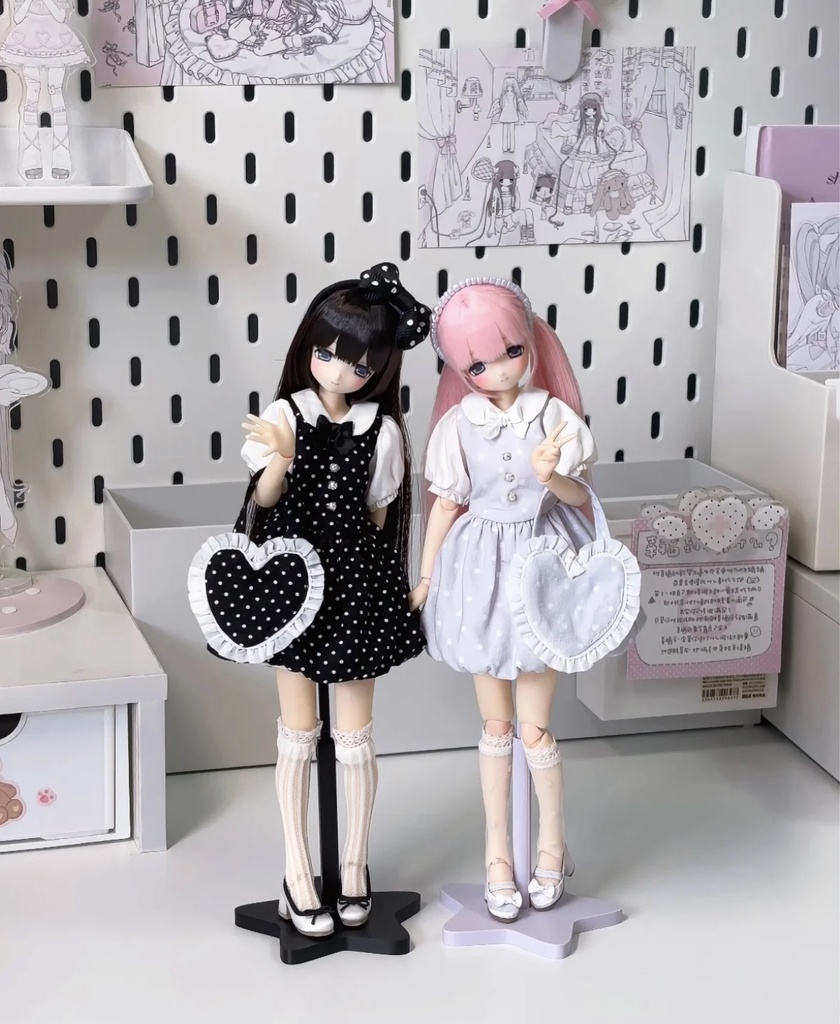 「通販」꒰夏色水玉꒱「1/6ドール服 Azone,OB24/OF」