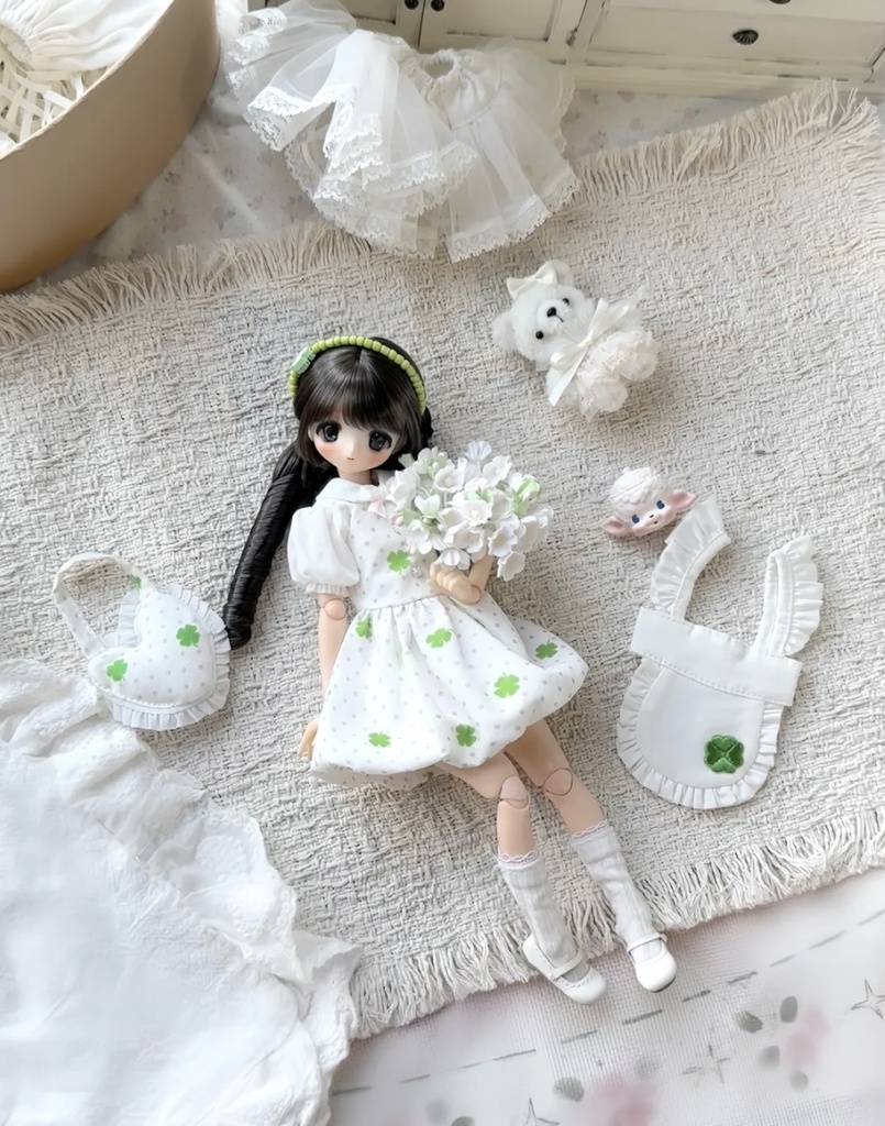 「通販」꒰夏色水玉꒱「1/6ドール服 Azone,OB24/OF」