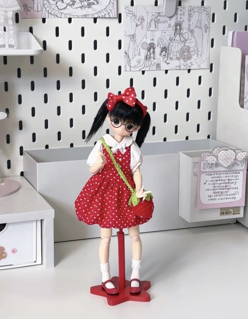 「通販」꒰夏色水玉꒱「1/6ドール服 Azone,OB24/OF」