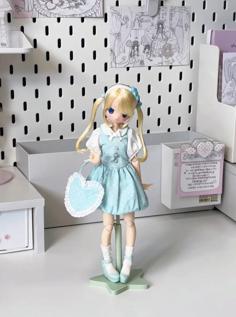 「通販」꒰夏色水玉꒱「1/6ドール服 Azone,OB24/OF」