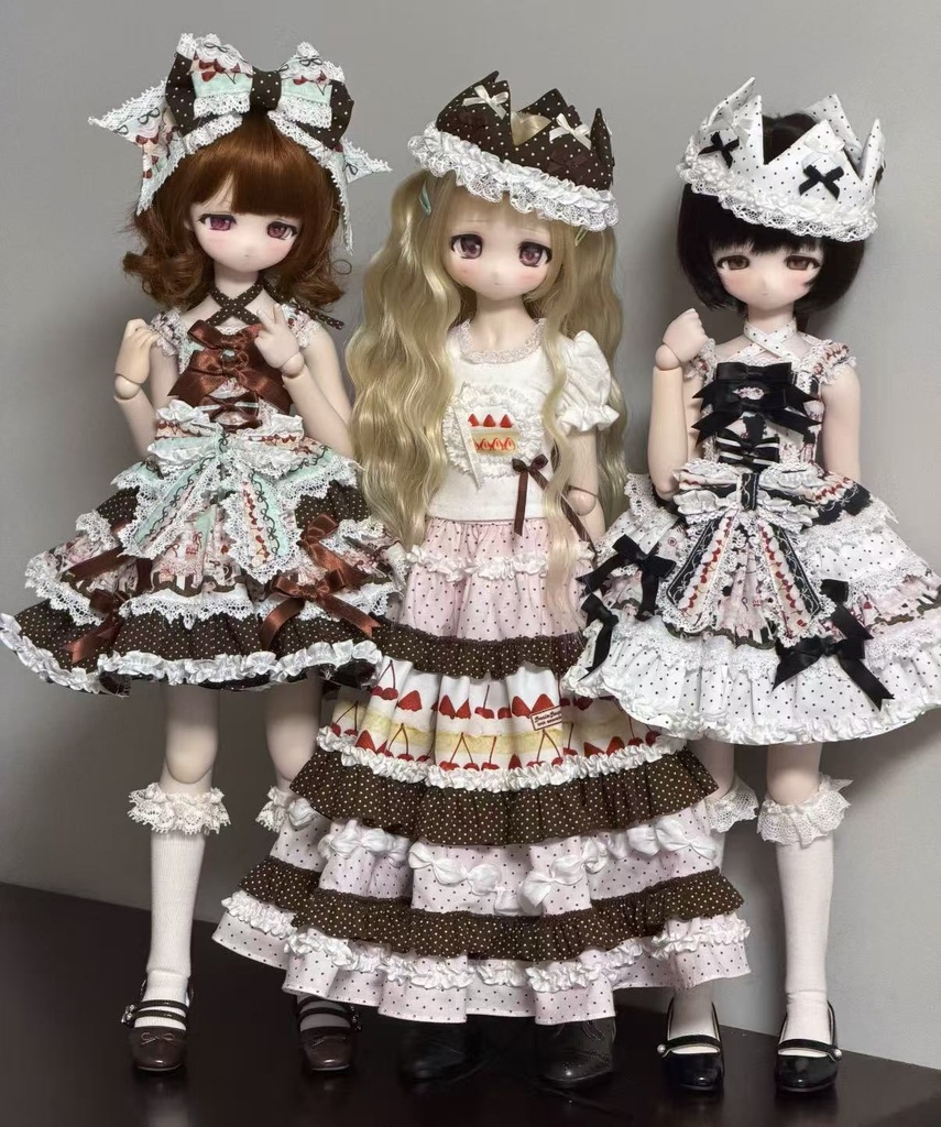 「受注」꒰アニケーキ꒱「1/3・1/4ドール服 MDD,sdgr /OF」