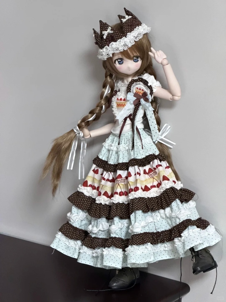 「受注」꒰アニケーキ꒱「1/3・1/4ドール服 MDD,sdgr /OF」