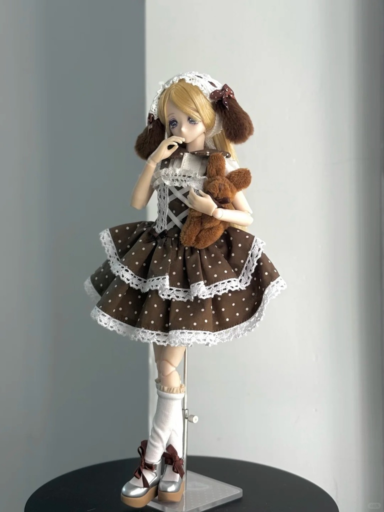 「受注」꒰水玉うさぎ꒱「1/6ドール服 Azone,OB24/OF」