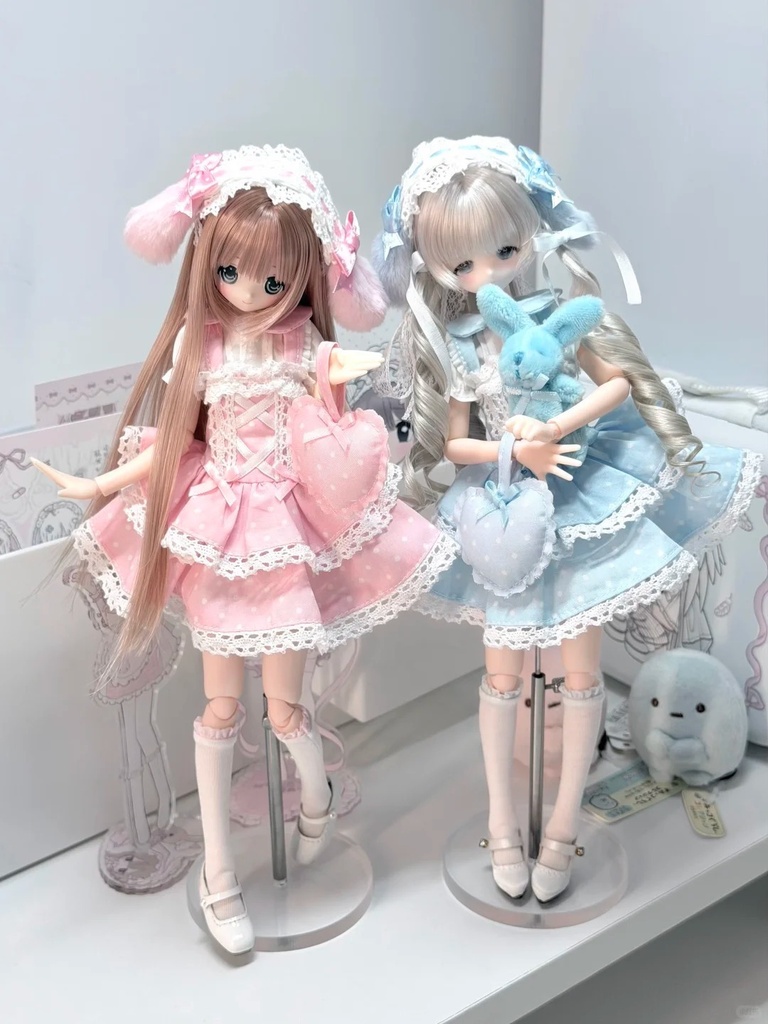 「受注」꒰水玉うさぎ꒱「1/6ドール服 Azone,OB24/OF」