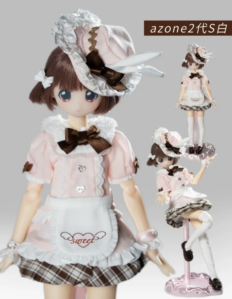 「通販」꒰うさぎの魔法仕立て꒱「1/6ドール服 Azone, OB22/OF」