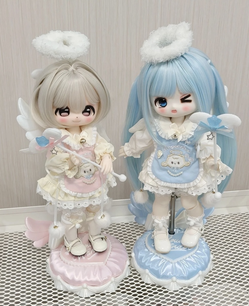 「受注」꒰天使の翼꒱「1/4・1/6・1/8ドール用スタンド」