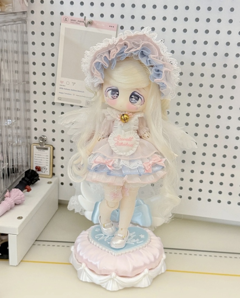 「受注」꒰天使の翼꒱「1/4・1/6・1/8ドール用スタンド」