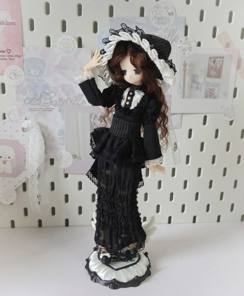 「受注」꒰天使の翼꒱「1/4・1/6・1/8ドール用スタンド」
