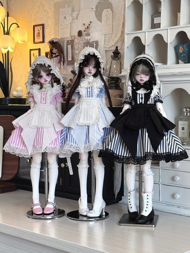 「受注」꒰雲上の午後꒱「1/4ドール服 MSD,KUMAKO/OF」