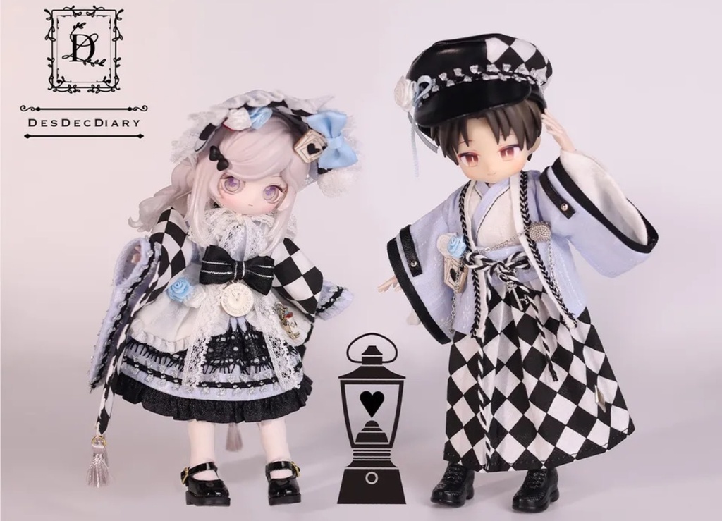 「受注」꒰格物生꒱「1/8・1/12ドール服」