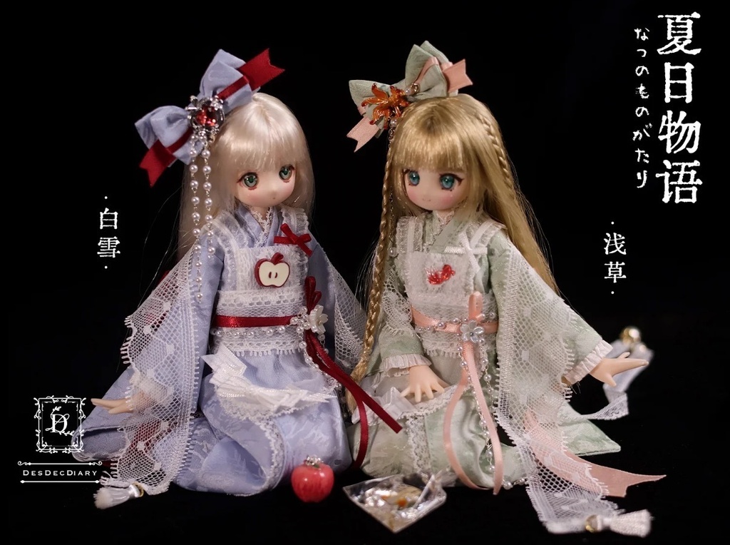 「通販」꒰夏の日の物語꒱「1/6ドール服 Azone, OB22/OF」