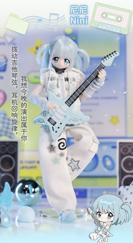 「受注」꒰Fuwafuwa バンド꒱ 「1/6 BJD 植毛ドール ブラインドボックス」