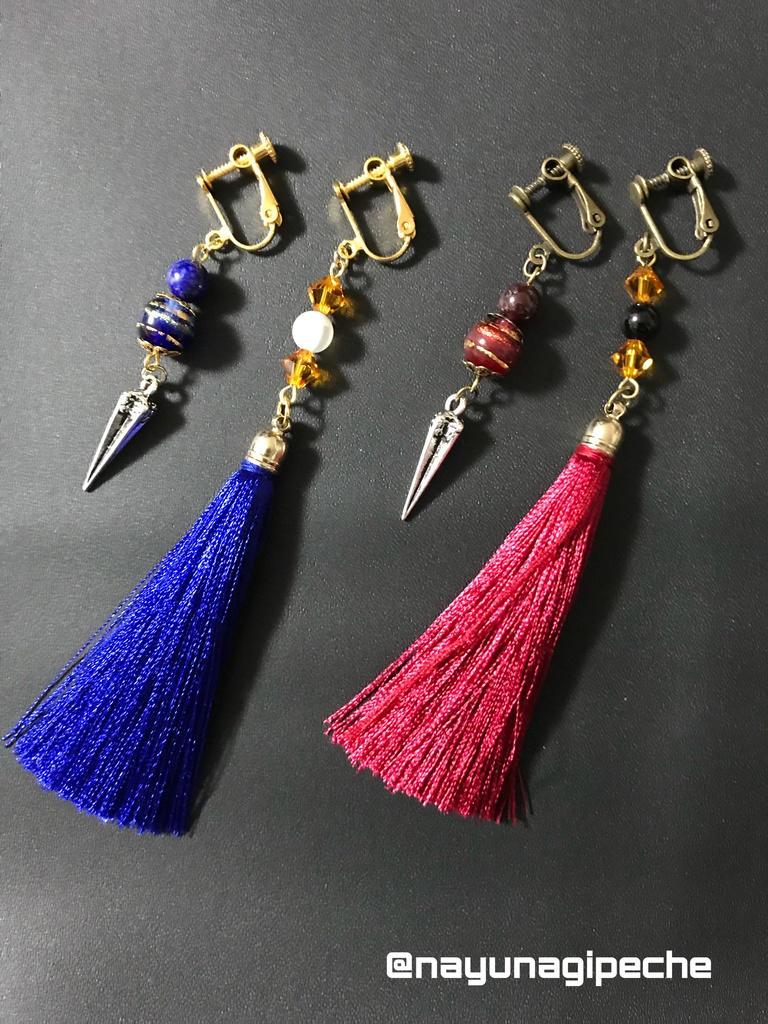 三日月宗近・加州清光イメージイヤリング
