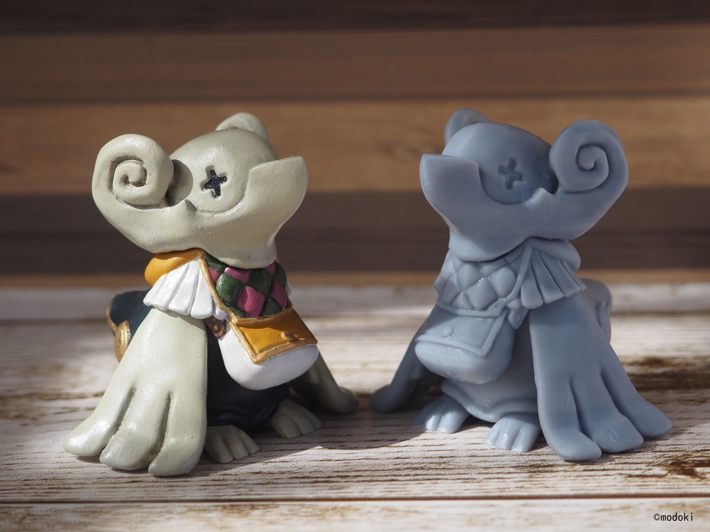 行商鎧のポッケ　未塗装キット出力品　受注生産