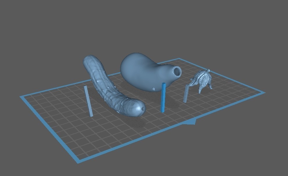 なすときゅうり 3Dデータ