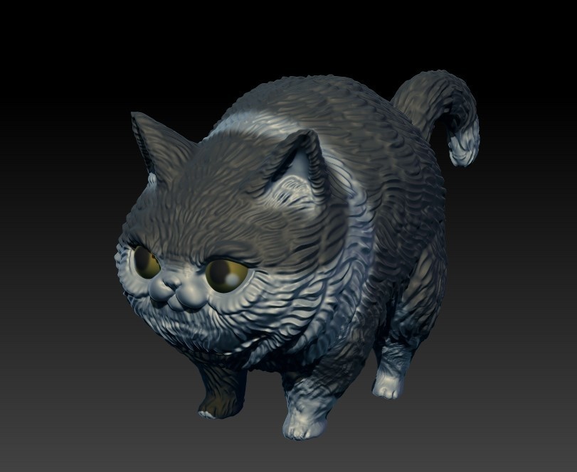 習作ねこた　３Dデータ