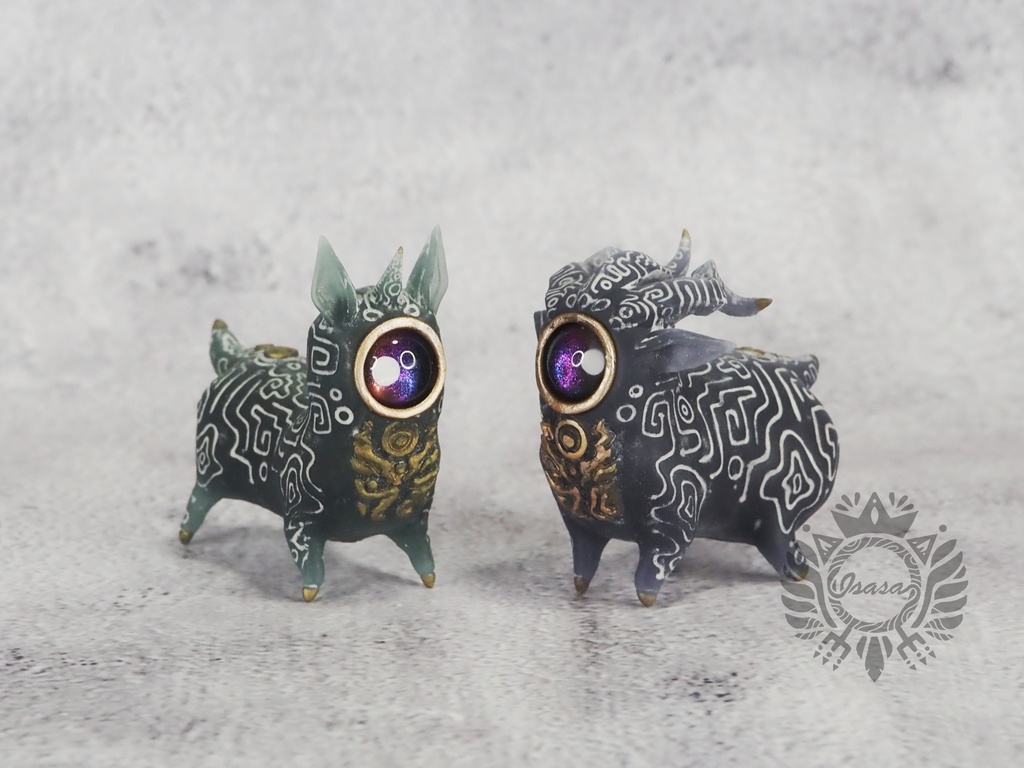 なすときゅうりの精霊馬 グレー未塗装キット