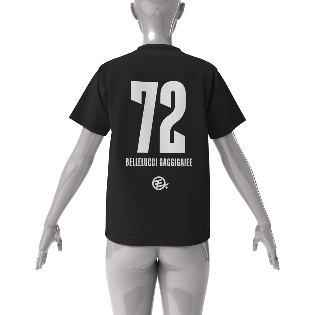 #72 ベルエルッチ・ガッギガイー ビッグシルエットシャツ